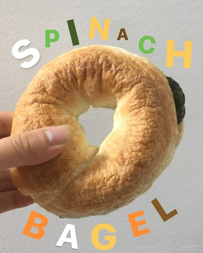 spinach bagel